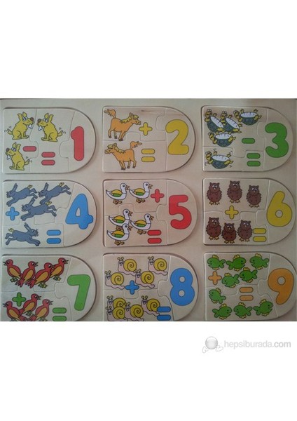 27 Parça Ahşap Toplama Puzzle