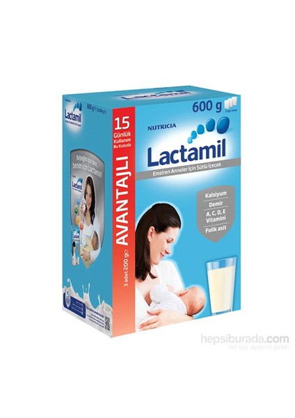 Lactamil Emziren Anneler İçin Sütlü İçecek 600 gr