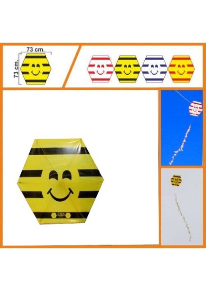 U002 Altıgen Büyük Boy Uçurtma