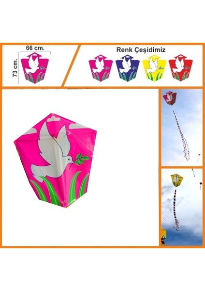 U007 Elmas Büyük Boy Uçurtma