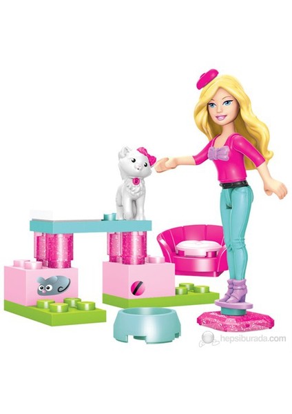 Mega Bloks Barbie Kedi Yavrusu Bakıcısı Oyun Seti