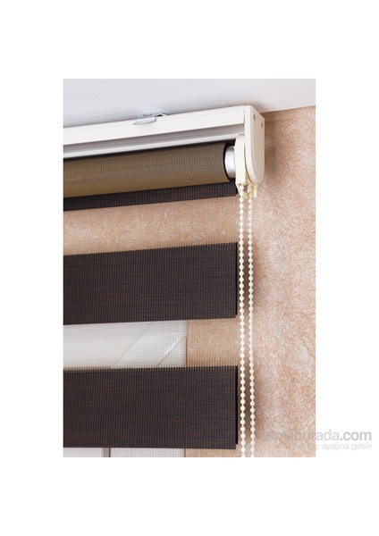 Bambu Zebra Perde Acı Kahve80x270