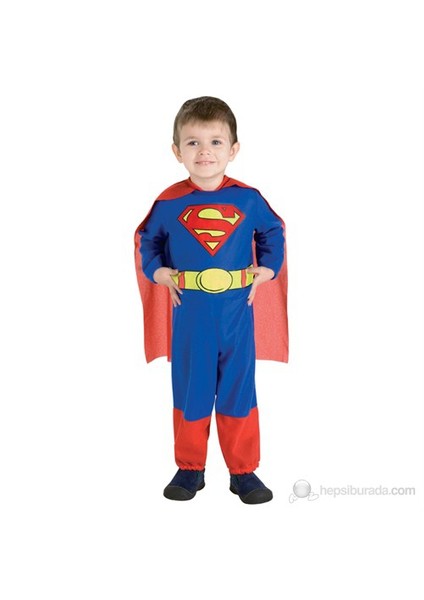 Superman Minik Klasik Kostüm 6-12 Ay