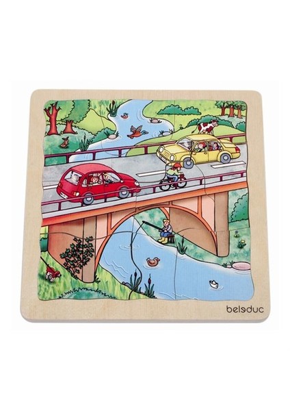 Layer Puzzle - İnşaat Sahnesi