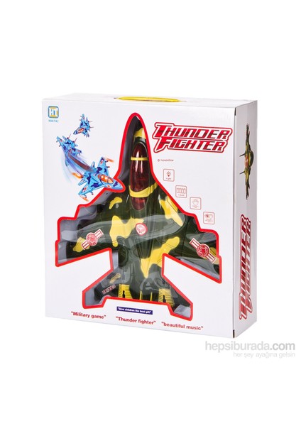 Thunder Fighter Büyük Pilli Savaş Uçağı Kamuflaj
