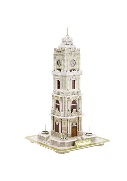 3D Puzzle 93 Parça Domabahçe Saat Kulesi 19x19x32,5 C171h