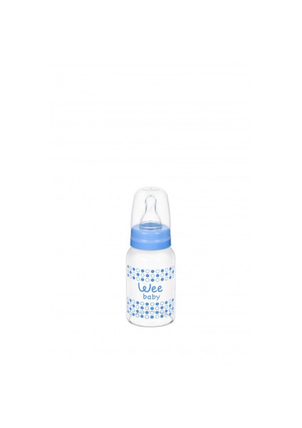 Isıya Dayanıklı Cam Biberon 120ml / Mavi