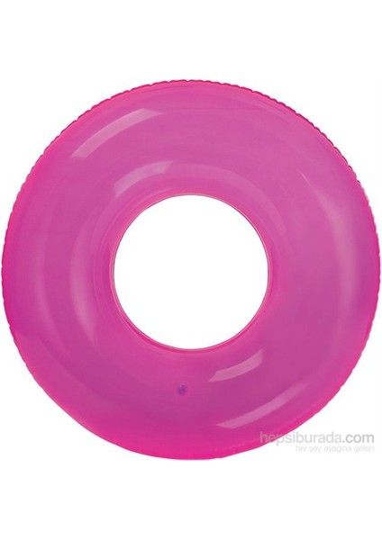 İntex 59260 Şeffaf Jumbo Can Simidi 76 Cm (Pembe)