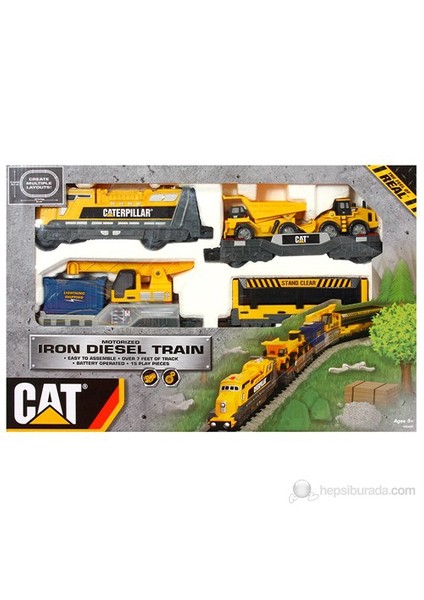 Işıklı Iron Dıesel Küçük Tren Set