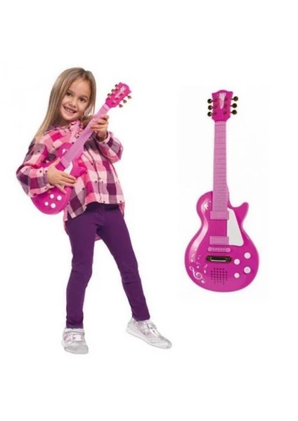 Simba My Music World Rock Gitarı - Pembe 830693