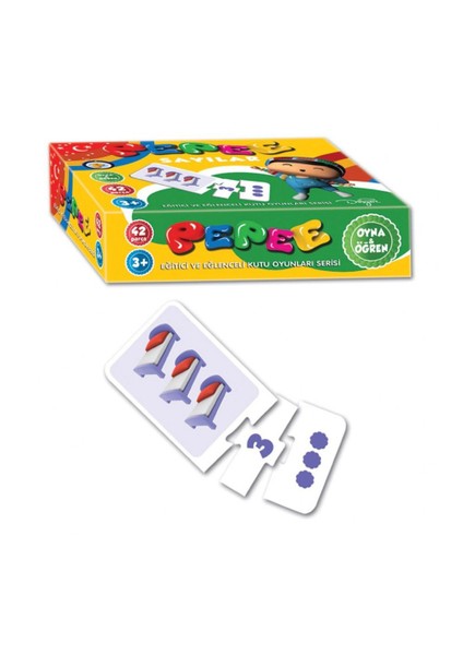 Pepee Sayılar Eşleştirme Kutu Oyunu (Sayılar 42 Parça)