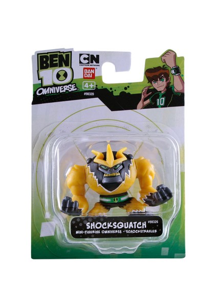 Ben 10 Omniverse Shocksquatch Figür Oyuncak 4 Cm