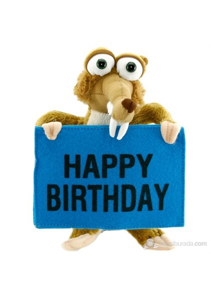 Scrat Happy Birthday Peluş Oyuncak 22 Cm