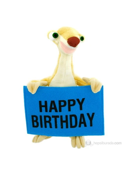 Ice Age Sid Happy Birthday Peluş Oyuncak 22 Cm