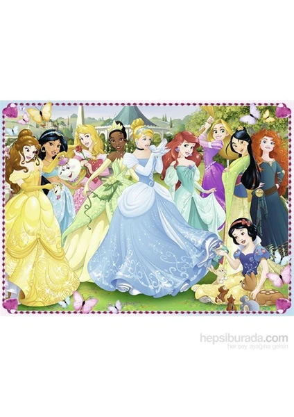 Disney Prensesler 100 Parça Xxl Çocuk Puzzle (Ravensburger 105700)