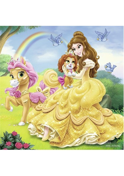 Walt Disney Belle Cinderella Ve Rapunzel 3-49 Parça Puzzle