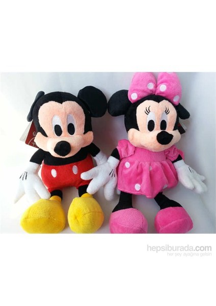 Mickey Ve Minnie Mouse Peluş Oyuncak