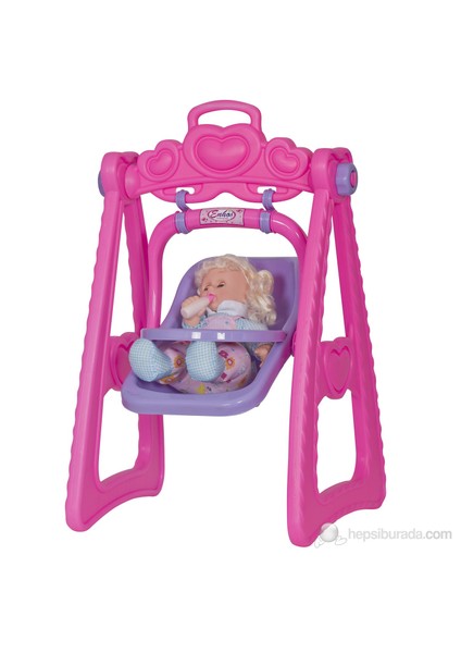 Enhoş Kalp Salıncak / Pembe