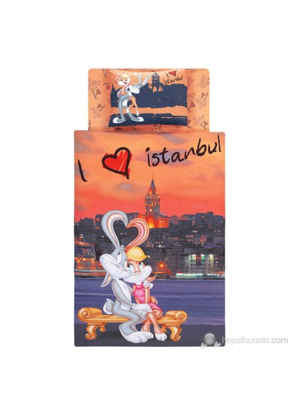 Lisanslıfreemood Ranforce Nevresim Takımı Looney Tunes B.Bunny Lol