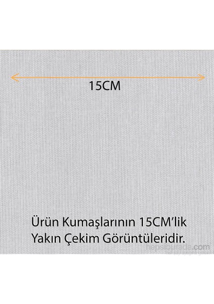 Naturel Polyester Serisi Np-100 Beyaz  Screen Stor Perde-130X200