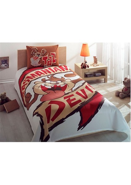 Lisanslı Looney Tunes Taz Devil Pike Takımı Tek Kişilik