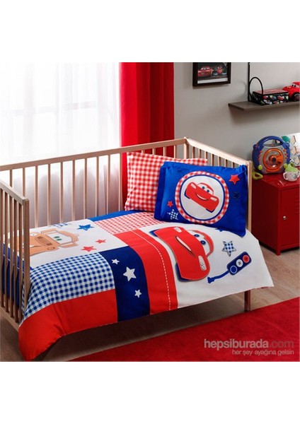 Lisanslı Disney Cars Baby Patchwork Bebek Ranforce Nevresim Takımı