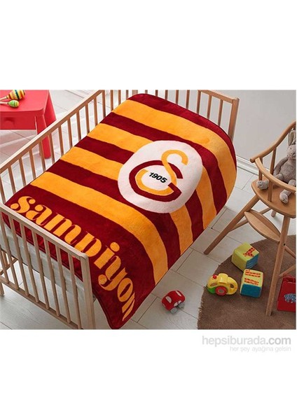 Lisanslı Bebek Battaniyesi Galatasaray Şampiyon Baby