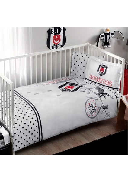 Lisanslı Bjk Fanatik Bebek Ranforce Nevresim Takımı