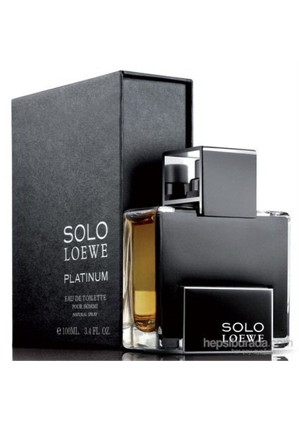 Solo Platinum Edt 100 Ml Erkek Parfümü