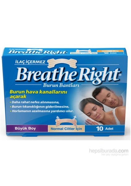 Burun Bandı Klasik Büyük Boy 10'lu