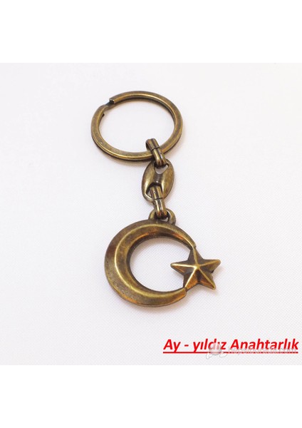 Ay-Yıldız Metal Anahtarlık