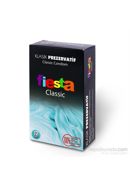 Classic 12'li Klasik İthal Prezervatif