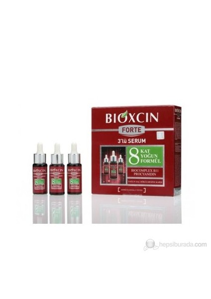 Forte Serum 3'lü Set 8 Kat Yoğun Formül 3×30 ml Kadın ve Erkek Kullanımı İçin
