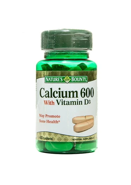 Nature's Bounty Calcium 600 With Vitamin D3