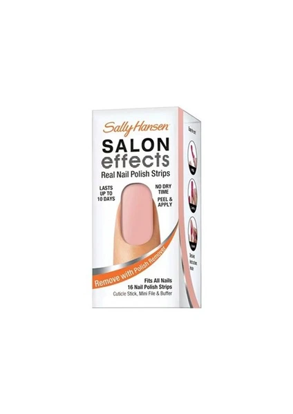 Sally Hansen Salon Effects - Gerçek Ojeden Yapılan Desenli Tırnak Bantları - Tu Tu Much 4408-95