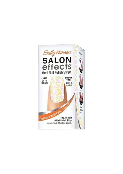 Salon Effects - Gerçek Ojeden Yapılan Desenli Tırnak Bantları - All A Flutter 4424-02