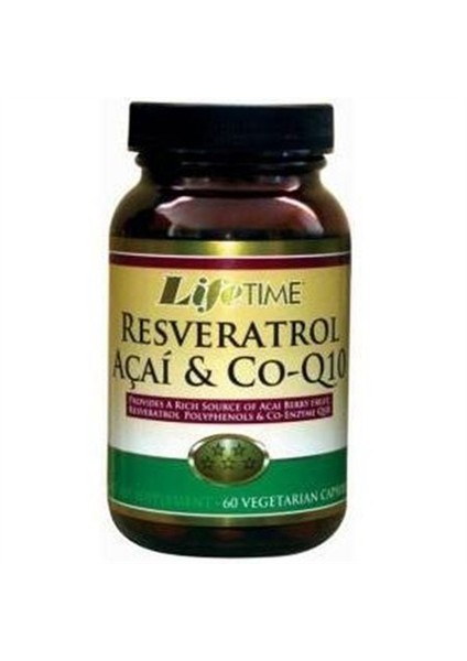 Life Time Q-Resveratrol & Acai & Co-Q10 Kapsül/Tak