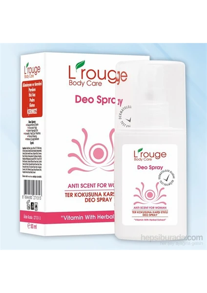 L’Rouge Deo Spray For Woman