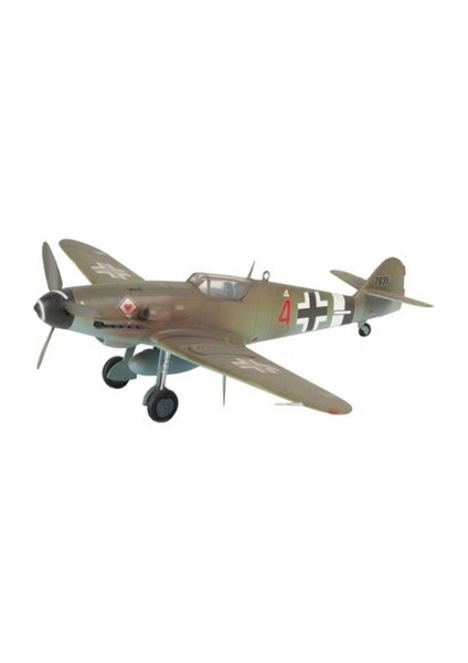 Messerschmitt Bf 109 G-10 Uçak Modeli 1/72 Ölçek Metal Gövde ile Detaylı Tasarım