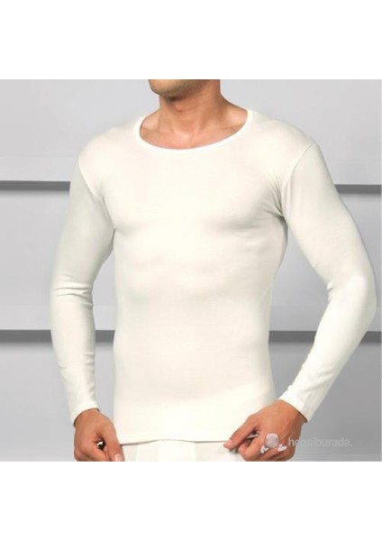 2518 Erkek O-Yaka Uzun Üst Termal Sıcak Tutan İçlik