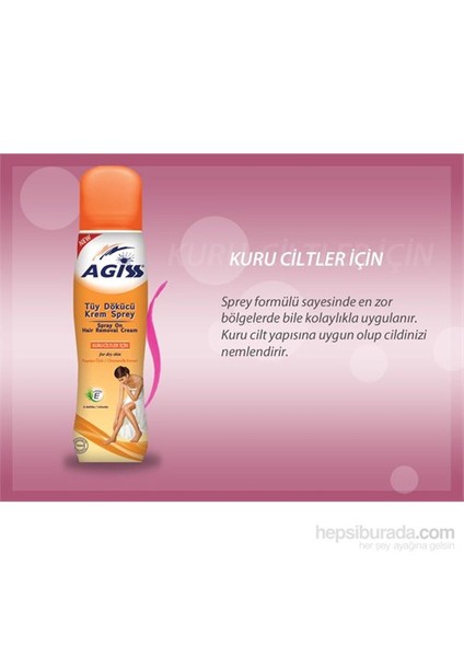 s Kuru Ciltler İçin Tüy Dökücü Köpük 175Ml