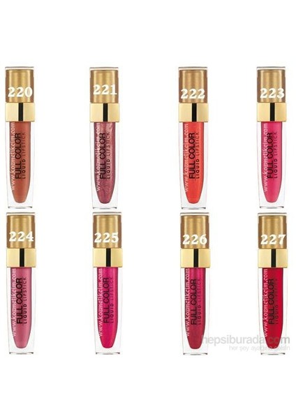 Full Color Liquid Ruj No 224