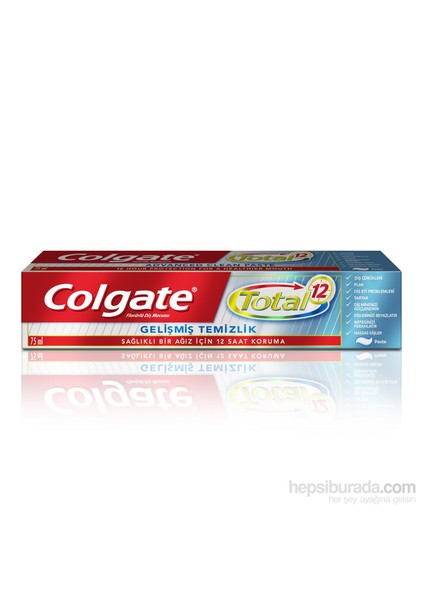 Diş Macunu Total Gelişmiş Temizlik 75 ml