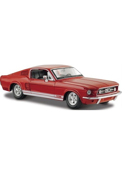 Maisto Ford Mustang Gt 1967 Diecast Model Araba 1:24 Special Edition Kırmızı