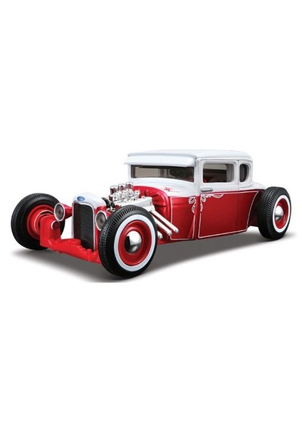 Maisto Ford 1929 Diecast Model Araba Custom Shop 1:24 AllStars Kırmızı