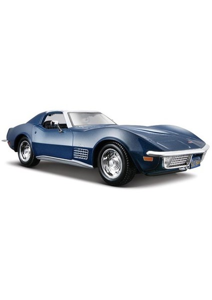 Maisto Chevrolet Corvette 1970 1:24 Model Araba S/E Mavi