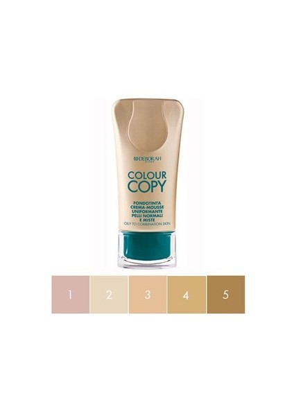 Colour Copy Mat Effect Yağlı Ve Karma Ciltler İçin Köpük Fondöten - 5 Biscuit