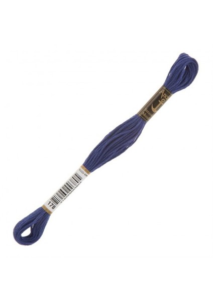 Muline 8M Mavi Nakış İpliği - 0178