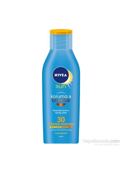 Sun Protect&Bronze Güneş Sütü Spf30 200 Ml