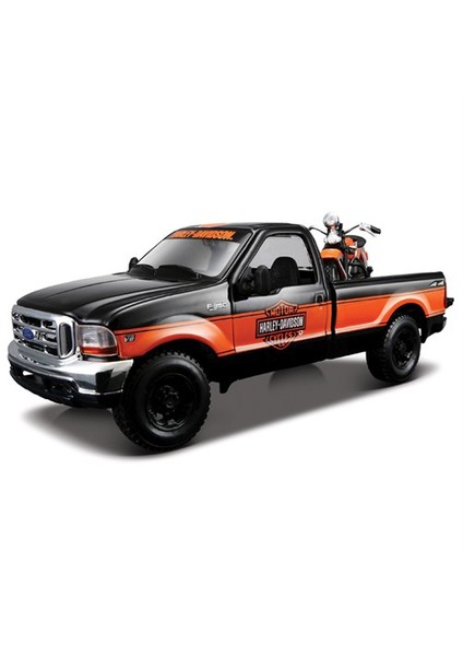 Maisto Ford F-350 Pickup 1999 1:27 Model Araba Siyah